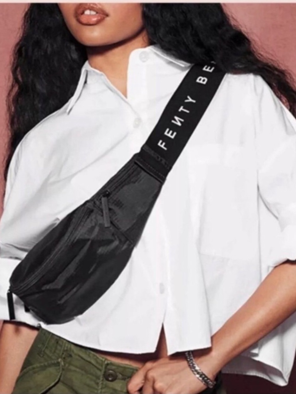 Fenty Beauty Rihanna Limited Edition 3 Pocket Belt Bag Fanny Pack Crossbody